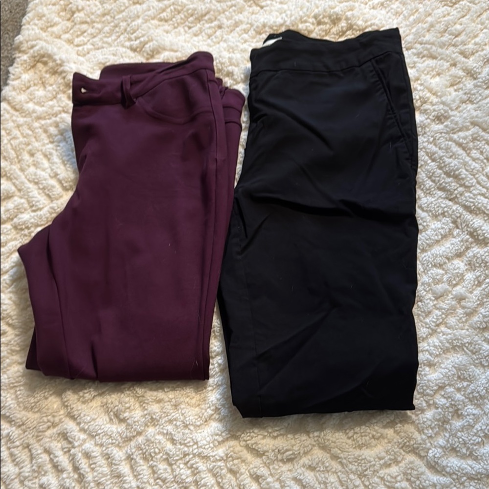 Chic Skinny Fit Office Pants – Set of 2 (Size 10 Women’s)